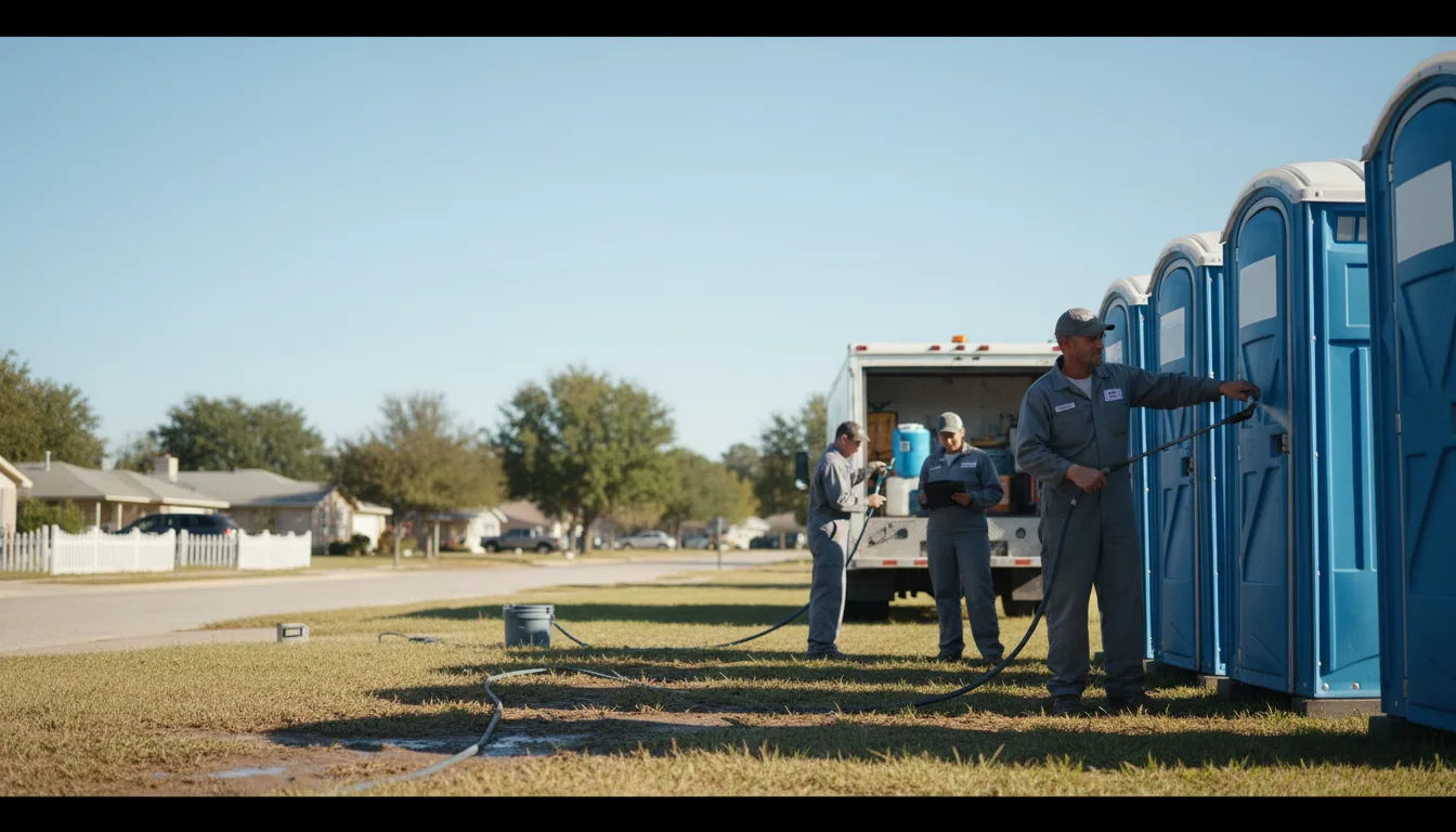 Long-Term Portable Toilet Rental in Hawkins, WI near me